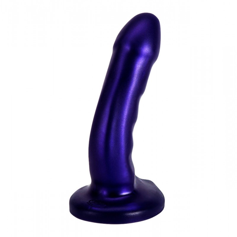 Curve Super Soft Silicone Dildo - Purple